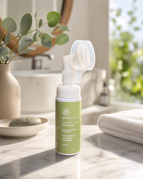 MINI ESPUMA DE LIMPEZA OIL CONTROL 50ML - GESTAR ORGANICS