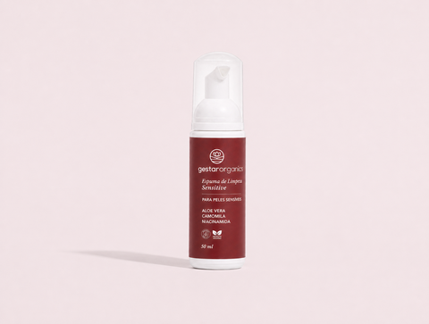 MINI ESPUMA DE LIMPEZA SENSITIVE 50ML - GESTAR ORGANICS
