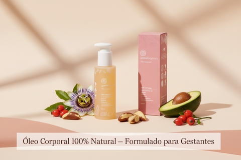 Óleo Corporal Gestante 100% natural - Anti Estrias